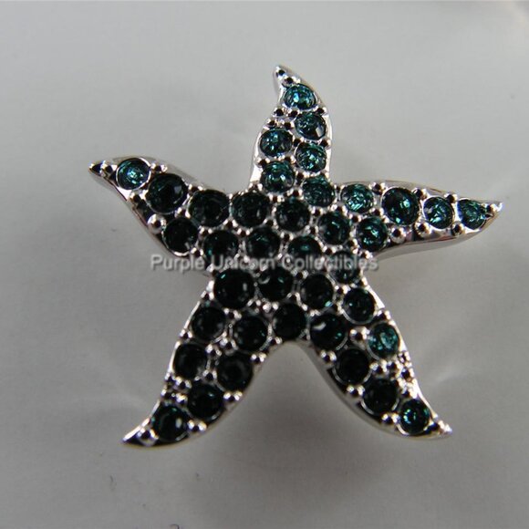 Swarovski Crystal Starfish Tac Pins Set of 3 2005-2006-2007 Wonders of the Sea - Picture 3 of 4